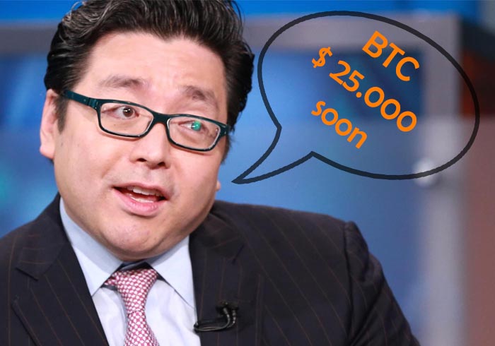 tom lee confirma su predicción btc a 25000 dolares