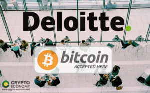 Bitcoin [BTC] – Accounting Firm Deloitte Experimenting with Bitcoin Payments in its Canteen