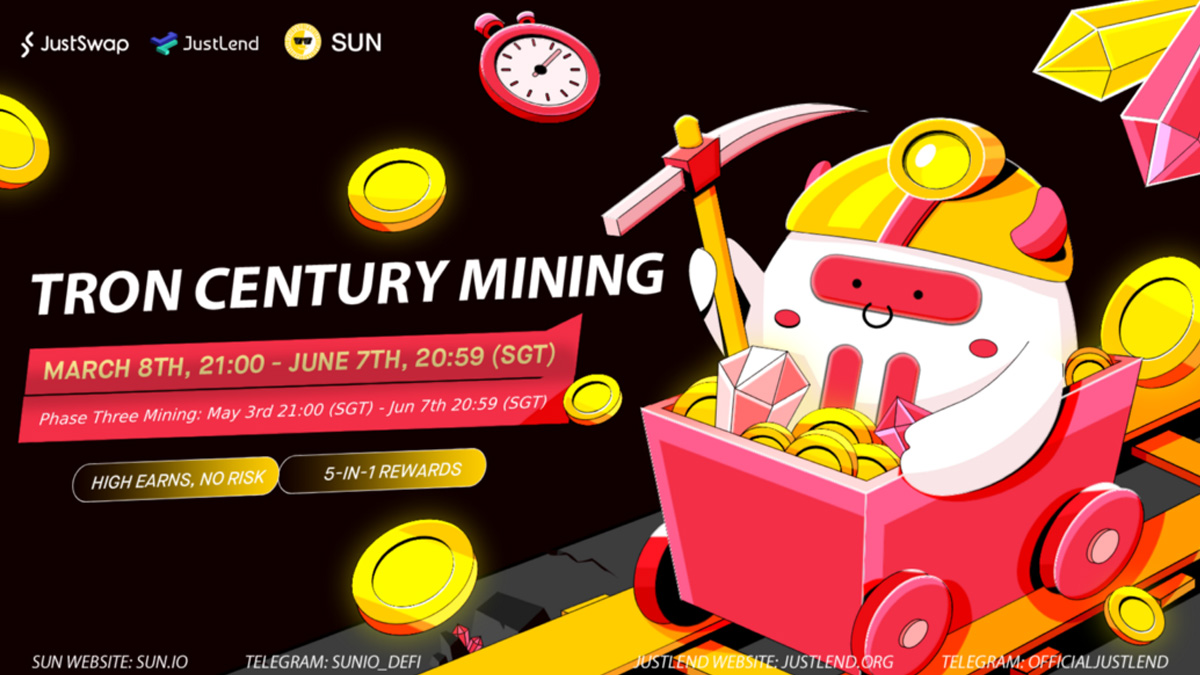 The Third Phase of TRON Century Mining is No Live