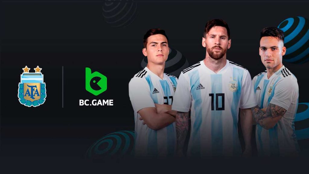 BC.GAME announces its sponsorship agreement with the Argentine Football Association