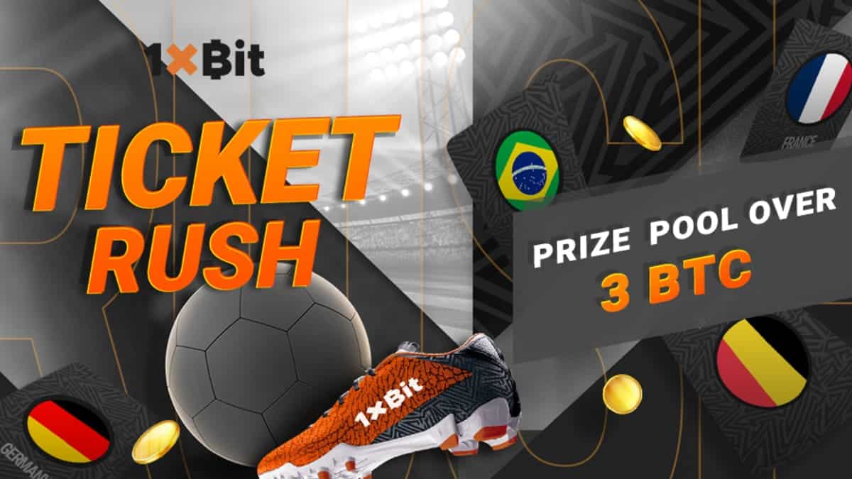 Get Lucky Tickets for World Cup Bets on 1xBit