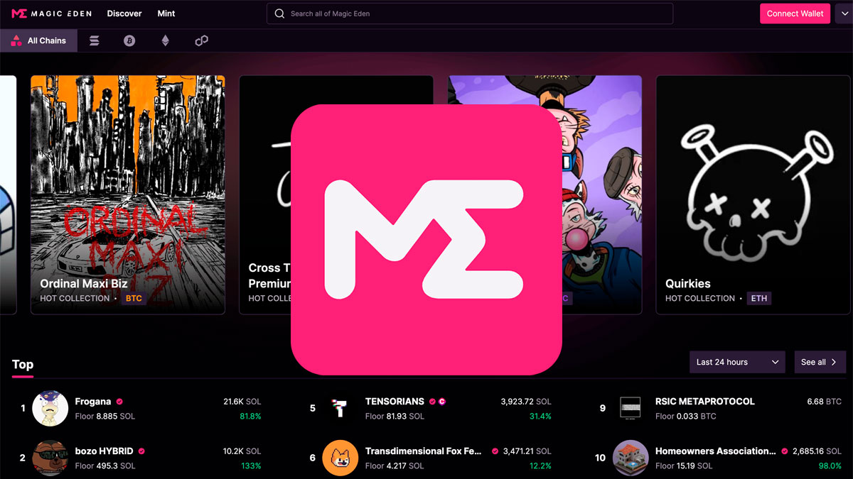 Magic Eden Creates Separate Platforms for US and International Users as NFT Market Faces Decline