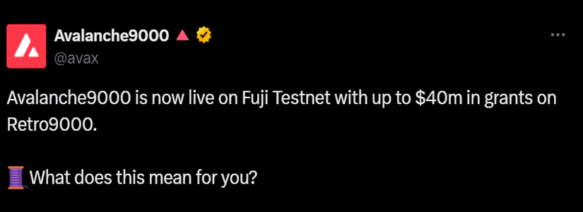 Avalanche9000 Upgrade Is Live: Slashing Costs, Boosting Rewards, and Redefining Decentralization