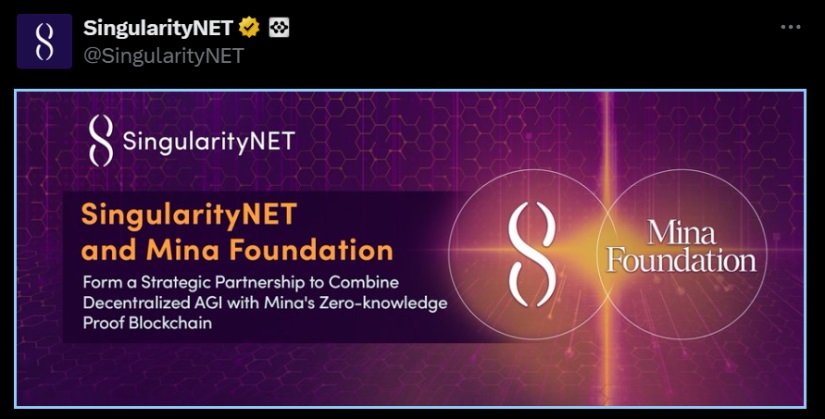 singularityNET tweet