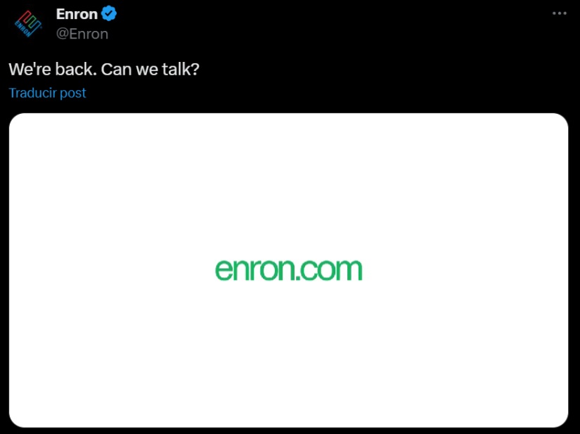 enron tweet