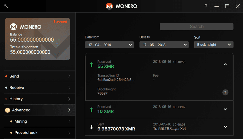 Monero GUI