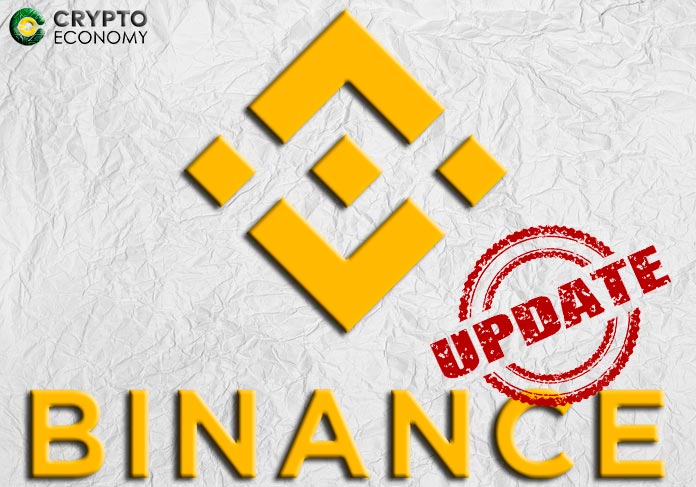 binance update