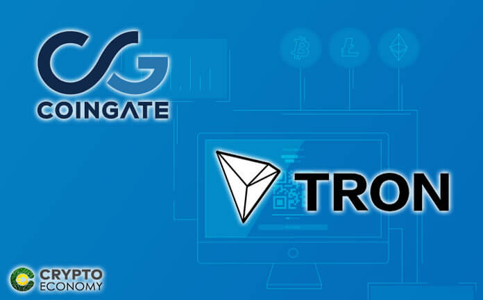 CoinGate lanza soporte para pagos con TRON (TRX) para comercios online