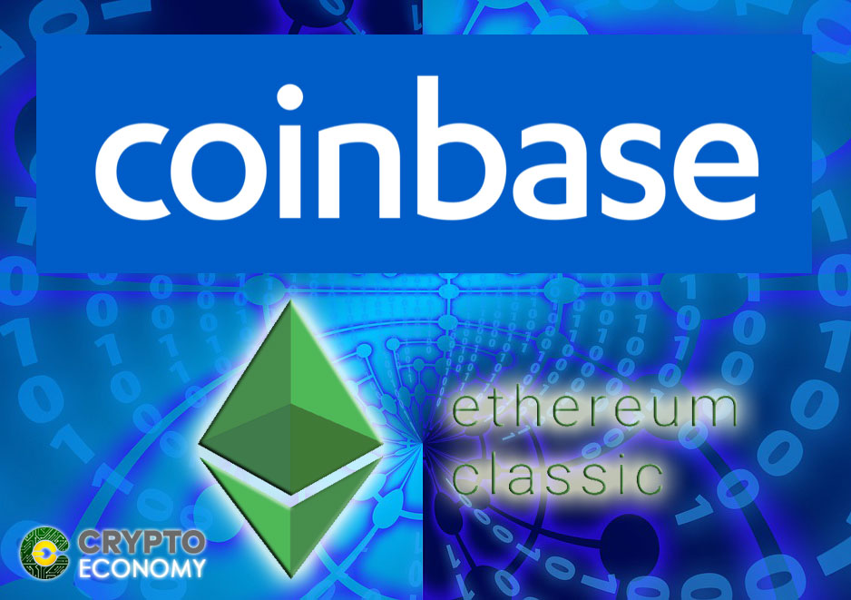 Coinbase añade Ethereum Classic en su lista esta semana