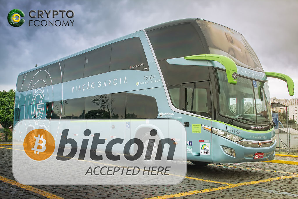 Las compañías de autobuses en Brasil han comenzado a aceptar criptomonedas