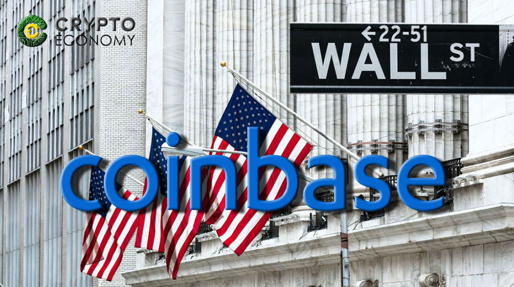 Coinbase comienza su marcha hacia Wallstreet