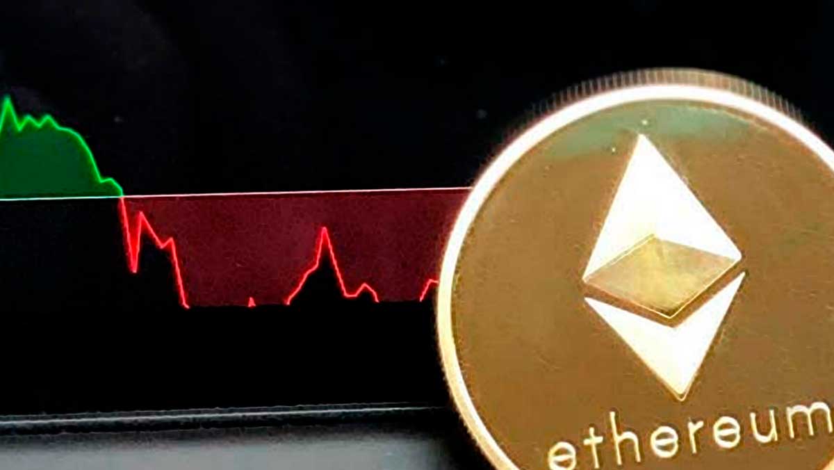 Techo de Ethereum en la Media Móvil de 20 Días en una Formación de Ruptura Bajista