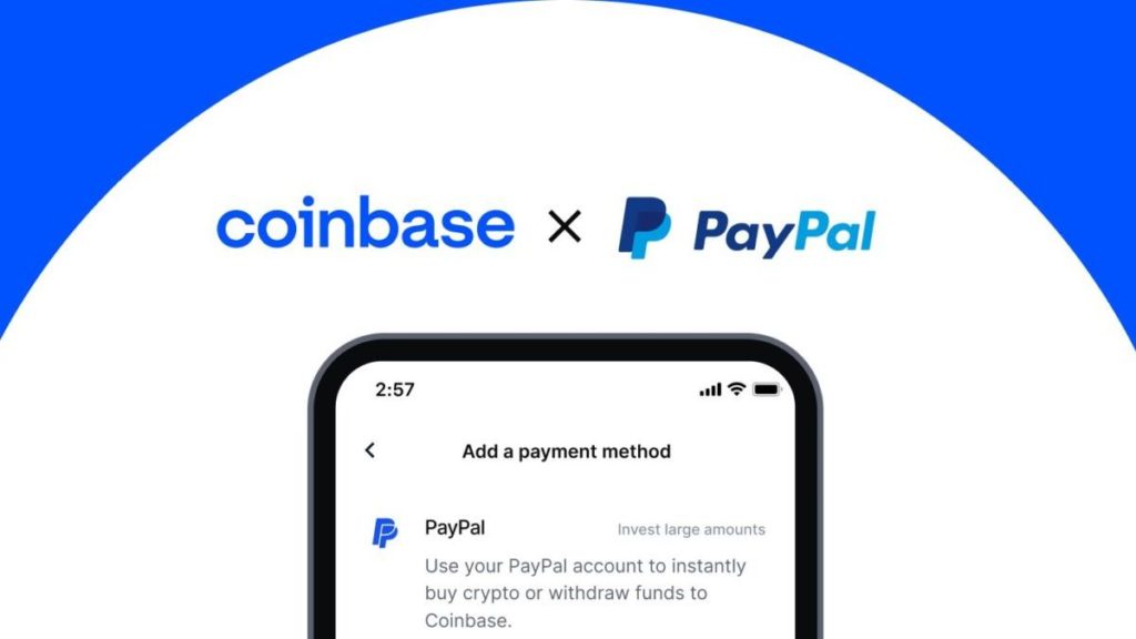 coinbase paypal