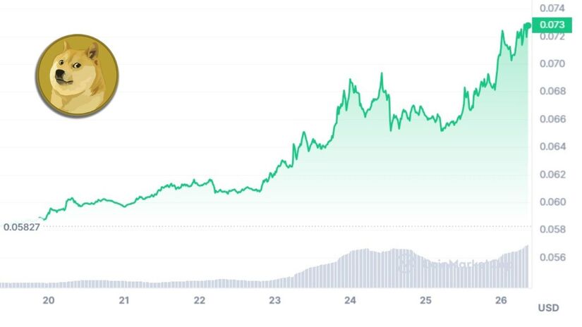 doge price