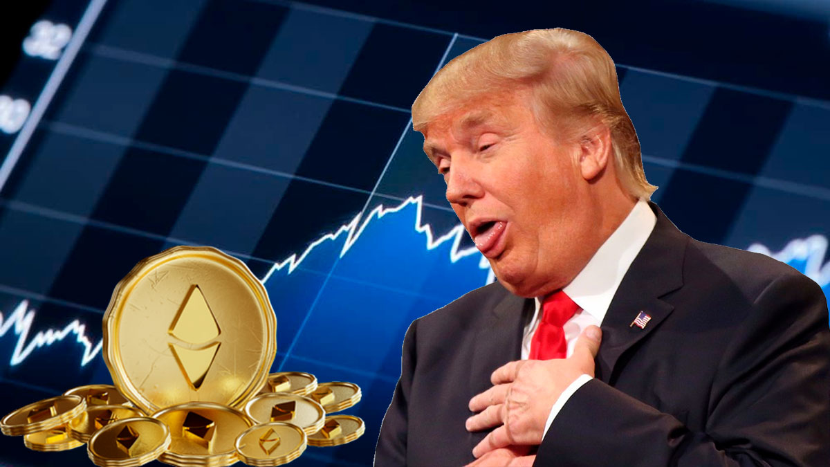 Donald Trump Vende $2,4 Millones en Ethereum (ETH) por Regalías de sus NFT