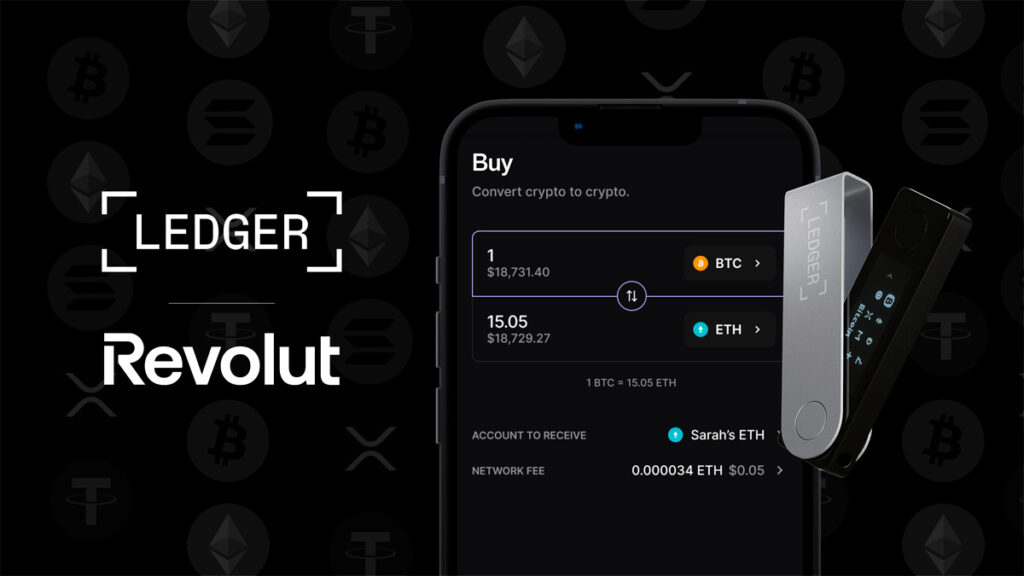 Revolut y Ledger colaboran para mejorar la experiencia de compra de criptomonedas para los usuarios europeos