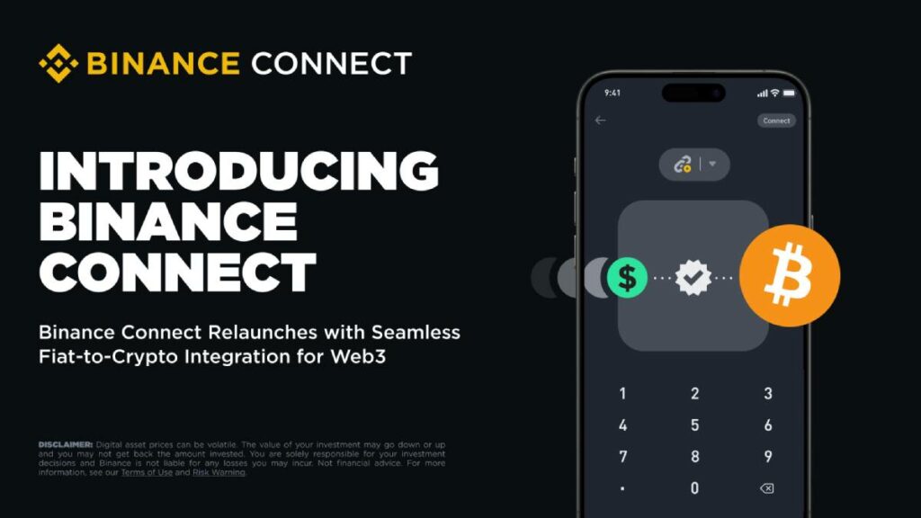 Binance Presenta Binance Connect Mejorado con Más Opciones Fiat y Cripto para Proyectos Web3