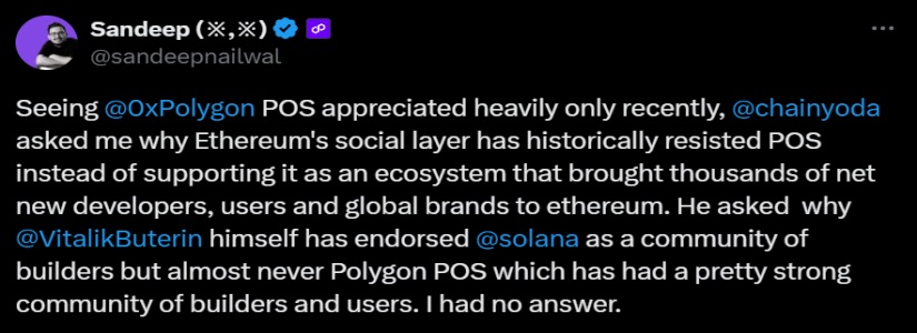 polygon tweet