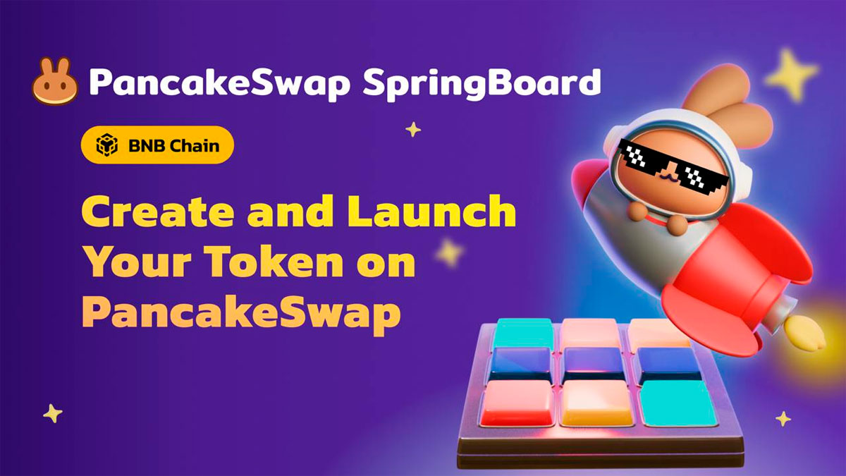 PancakeSwap presenta SpringBoard para lanzamientos de tokens sin código y sin tarifas en la cadena BNB