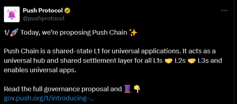 push protocol tweet