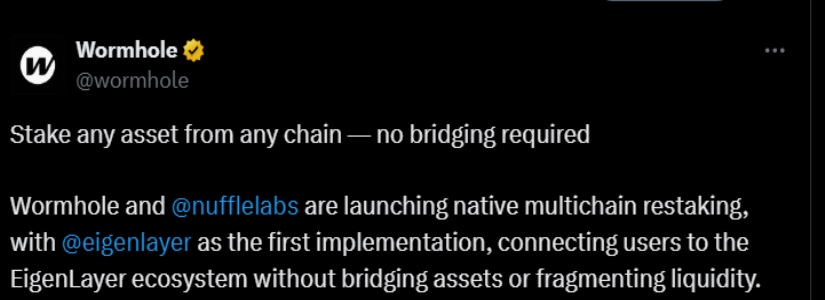 wormhole restaking nuffle eigenlayer