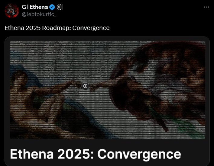 Ethena finance roadmap tweet