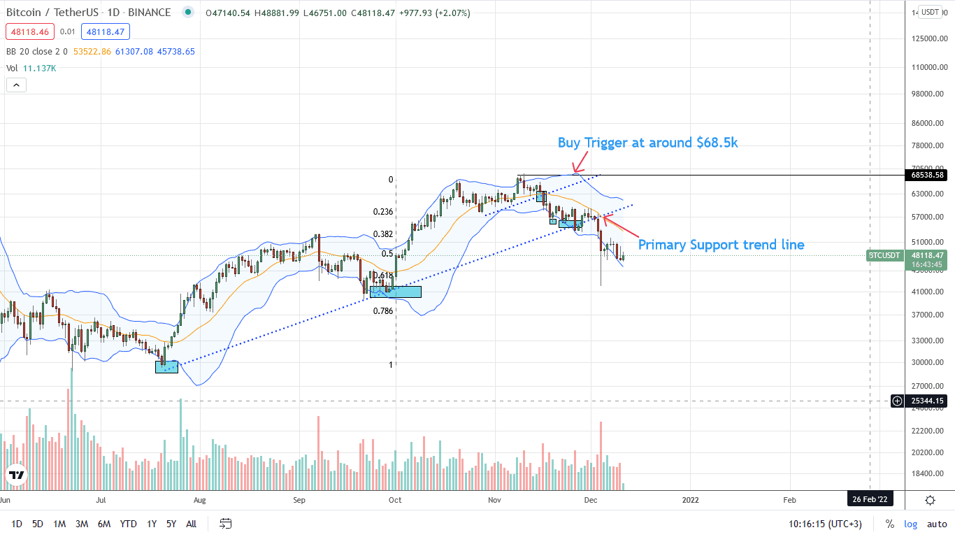 Bitcoin Daily Chart for December 11