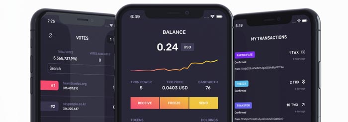 la wallet móvil de tron tronwallet