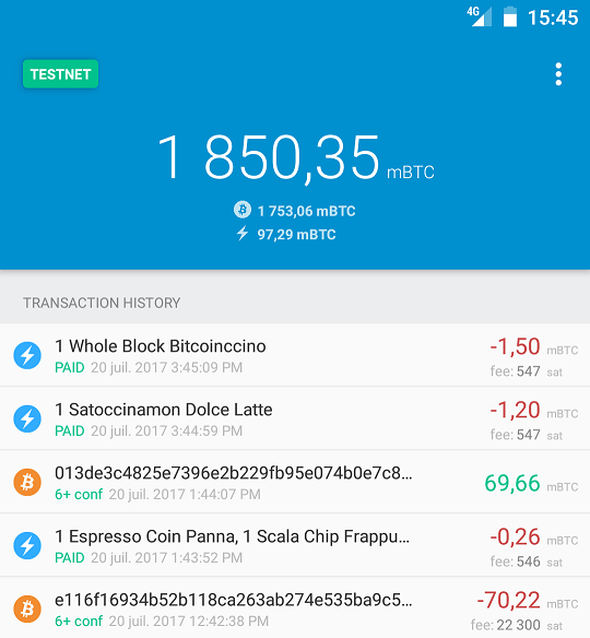 Android Bitcoin Lightning