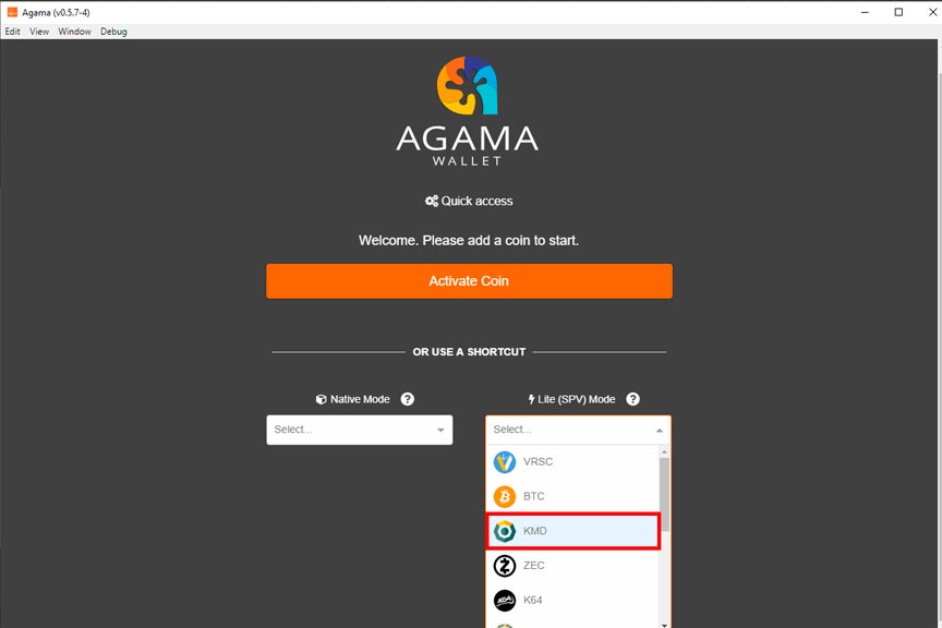 agama instalation 2-select-coin