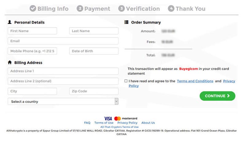 Changelly buy with credit card