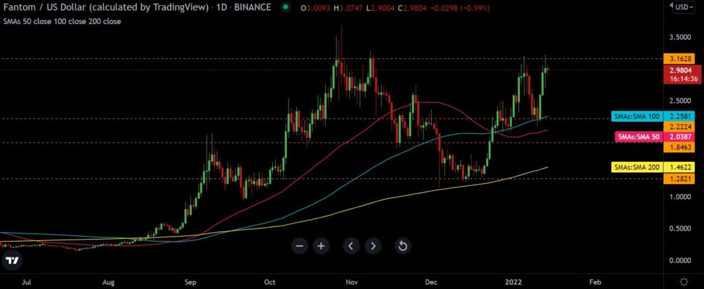 Fantom [FTM] manages to keep bears at bay; Eyes a new record