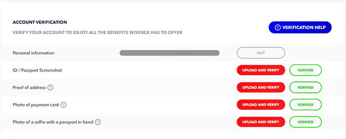 wisenex verification